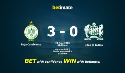 Soi kèo Raja Casablanca vs Difaa El Jadida ngày 23/06/2023