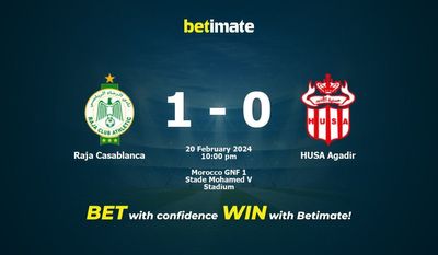 Soi kèo Raja Casablanca vs HUSA Agadir, tỷ lệ và tip cá cược 20/02/2024