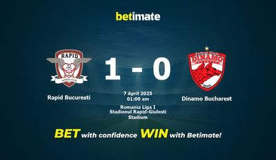 Dự đoán Rapid Bucuresti vs Dinamo Bucharest, Tỷ lệ & Mẹo cá cược 06/04/2025