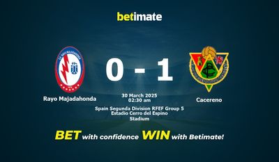 Dự đoán, tỷ lệ & tip cá cược Rayo Majadahonda vs Cacereno 29/03/2025