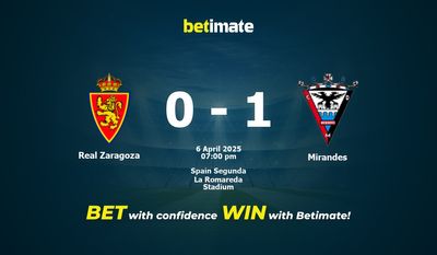 Dự đoán Real Zaragoza vs Mirandes, Tỷ lệ cược & Mẹo cá cược 04/06/2025
