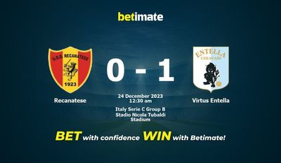 Dự đoán Recanatese vs Virtus Entella, tỷ lệ và mẹo cá cược 23/12/2023