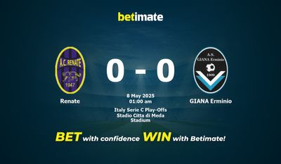 Dự đoán Renate vs GIANA Erminio, Tỷ lệ cược & Mẹo cá cược 05/07/2025