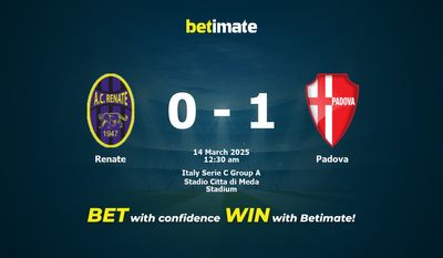 Dự đoán Renate vs Padova, Tỷ lệ cược & Mẹo cá cược 03/13/2025