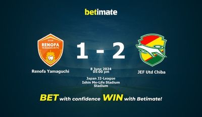 Soi kèo Renofa Yamaguchi vs JEF Utd Chiba, Tỷ lệ & Mẹo cá cược 08/06/2024