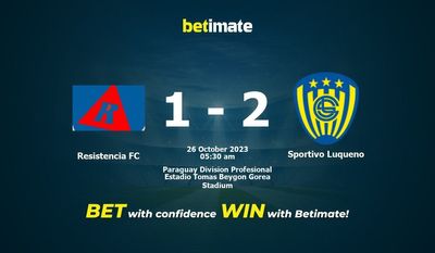 Dự đoán của Resistanceencia FC vs Sportivo Luqueno, Tỷ lệ & Mẹo cá cược 25/10/2023