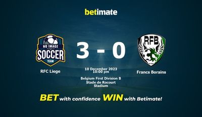 Dự đoán RFC Liege vs Francs Borains, Tỷ lệ & Mẹo cá cược 10/12/2023