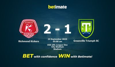 Dự đoán Richmond Kickers vs Greenville Triumph SC, Tỷ lệ & Mẹo cá cược 23/09/2023