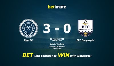 Dự đoán, Tỷ lệ cược & Mẹo cá cược Riga FC vs BFC Daugavpils 29/03/2025