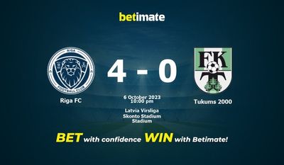 Soi kèo Riga FC vs Tukums 2000, Tỷ lệ & Mẹo cá cược 06/10/2023