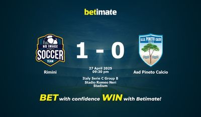 Dự đoán Rimini vs Asd Pineto Calcio, Tỷ lệ cược & Mẹo cá cược 27/04/2025