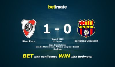 Dự đoán, Tỷ lệ cược & Mẹo cá cược River Plate vs Barcelona Guayaquil 04/09/2025