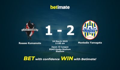 Dự đoán, Tỷ lệ cược & Mẹo cá cược Roasso Kumamoto vs Montedio Yamagata 16/03/2025