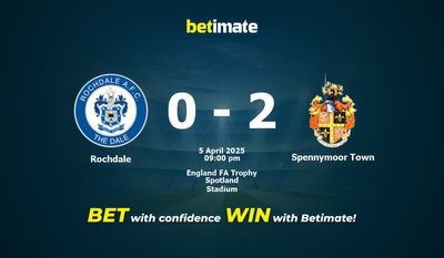 Dự đoán Rochdale vs Spennymoor Town, Tỷ lệ cược & Mẹo cá cược 04/05/2025