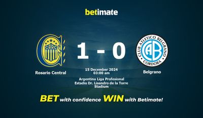 Dự đoán Rosario Central vs Belgrano, Tỷ lệ cược & Mẹo cá cược 14/12/2024
