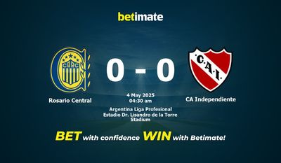 Dự đoán Rosario Central vs CA Independiente, tỷ lệ cá cược 03/05/2025