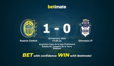 Dự đoán, tỷ lệ và mẹo cá cược Rosario Central vs Gimnasia LP 18/02/2024