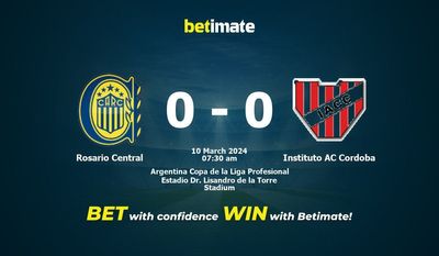 Soi kèo Rosario Central vs Instituto AC Cordoba, Tỷ lệ & Mẹo cá cược 10/03/2024