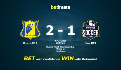 Dự đoán Rostov U19 vs Ural U19, Tỷ lệ cược & Mẹo cá cược 05/09/2025