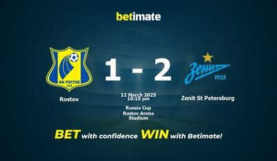 Dự đoán Rostov vs Zenit St Petersburg, Tỷ lệ cược & Mẹo cá cược 03/12/2025