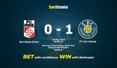 Dự đoán, Tỷ lệ cược & Mẹo cá cược Rot-Weiss Erfurt vs FC Lok Leipzig 18/05/2025