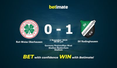 Dự đoán Rot-Weiss Oberhausen vs SV Rodinghausen, Tỷ lệ cược & Mẹo cá cược 11/02/2024