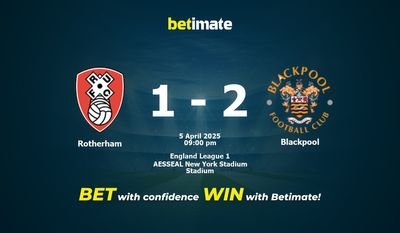 Dự đoán Rotherham vs Blackpool, Tỷ lệ cược & Mẹo cá cược 04/05/2025