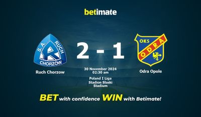 Soi kèo Ruch Chorzow vs Odra Opole, Tỷ lệ & Mẹo cá cược 29/11/2024