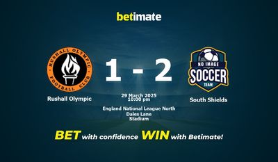 Dự đoán Rushall Olympic vs South Shields, Tỷ lệ cược & Mẹo cá cược 29/03/2025