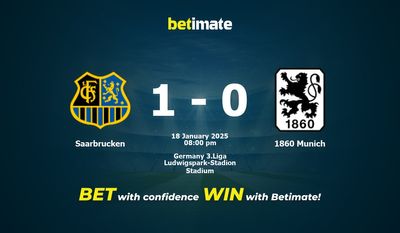 Dự đoán, Tỷ lệ cược và Mẹo cá cược Saarbrucken vs 1860 Munich 01/18/2025