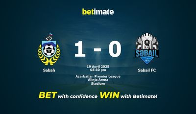 Dự đoán Sabah vs Sabail FC, Tỷ lệ cược & Mẹo cá cược 19/04/2025