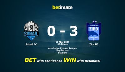 Dự đoán Sabail FC vs Zira IK, Tỷ lệ cược & Mẹo cá cược 05/10/2025