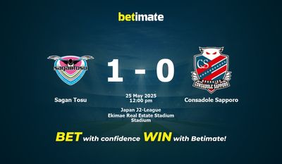 Dự đoán Sagan Tosu vs Consadole Sapporo, Tỷ lệ cược & Mẹo cá cược 25/05/2025