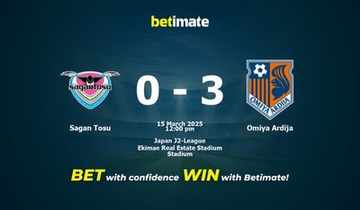 Dự đoán Sagan Tosu vs Omiya Ardija, Tỷ lệ cược & Mẹo cá cược 03/15/2025