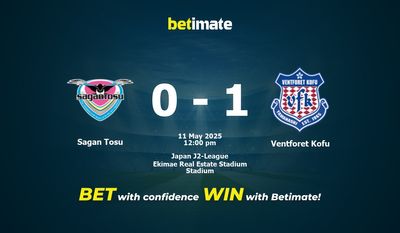 Dự đoán Sagan Tosu vs Ventforet Kofu, Tỷ lệ cược & Mẹo cá cược 05/11/2025