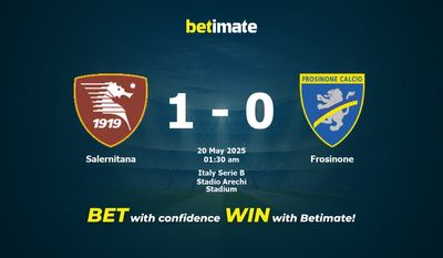 Dự đoán Salernitana vs Frosinone, Tỷ lệ cược & Mẹo cá cược 05/19/2025