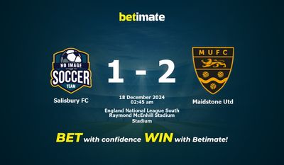 Dự đoán, Tỷ lệ cược & Mẹo cá cược Salisbury FC vs Maidstone Utd 17/12/2024