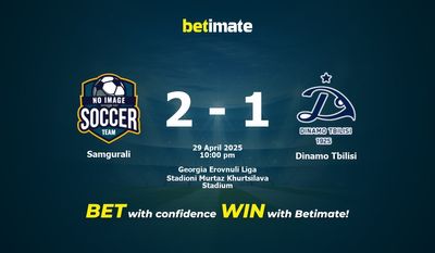 Dự đoán Samgurali vs Dinamo Tbilisi, Tỷ lệ cược & Mẹo cá cược 29/04/2025
