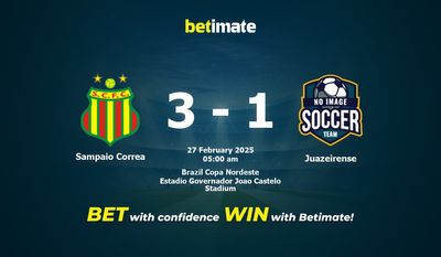 Soi kèo Sampaio Correa vs Juazeirense, tỷ lệ & tip cá cược 26/02/2025
