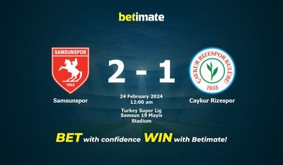 Soi kèo Samsunspor vs Caykur Rizespor, Tỷ lệ & Mẹo cá cược 23/02/2024