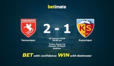 Dự đoán Samsunspor vs Kayserispor, Tỷ lệ & Mẹo cá cược 25/01/2024