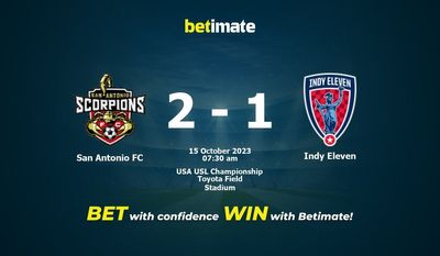 Soi kèo San Antonio FC vs Indy Eleven, Tỷ lệ & Mẹo cá cược 15/10/2023