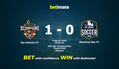 Dự đoán, Tỷ lệ cược & Mẹo cá cược San Antonio FC vs Monterey Bay FC 03/09/2025