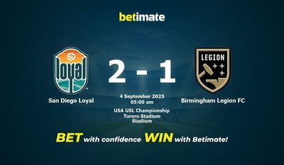 Soi kèo San Diego Loyal vs Birmingham Legion FC, tỷ lệ và tip cá cược 03/09/2023