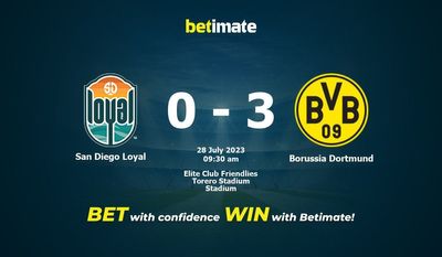 Soi kèo dự đoán San Diego Loyal vs Borussia Dortmund ngày 28/07/2023