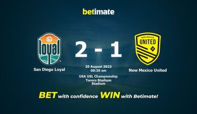 Soi kèo dự đoán San Diego Loyal vs New Mexico United ngày 20/08/2023