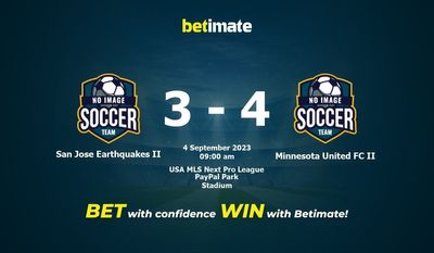 Soi kèo San Jose Earthquakes II vs Minnesota United FC II, tỷ lệ & tip cá cược 04/09/2023