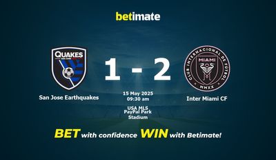 Dự đoán, Tỷ lệ cược & Mẹo cá cược San Jose Earthquakes vs Inter Miami CF 15/05/2025