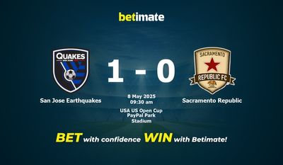 Dự đoán, Tỷ lệ cược & Mẹo cá cược San Jose Earthquakes vs Sacramento Republic 05/08/2025