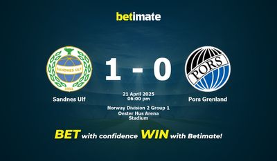 Dự đoán Sandnes Ulf vs Pors Grenland, Tỷ lệ & Mẹo cá cược 21/04/2025